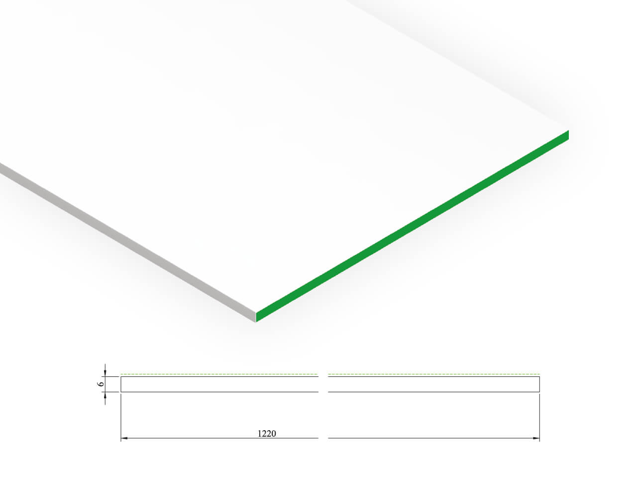 KDP 250 Sheets 6 x 1220 x 3050 mm KDP 250 Sheets 6 x 1220 x 3050 mm