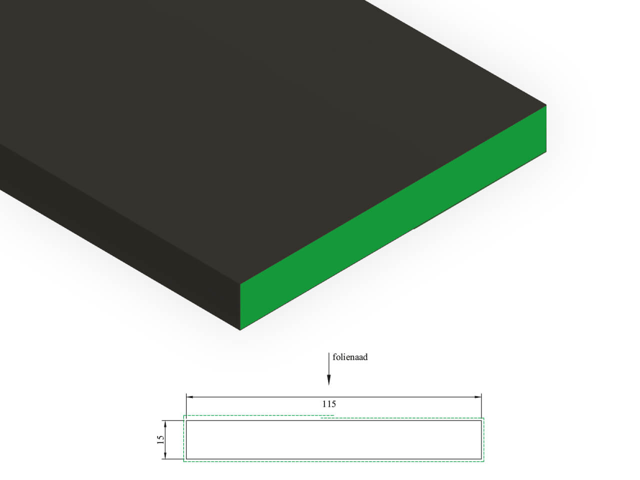 STEL 802 Packing strip 15 x 115 mm STEL 802 Packing strip 15 x 115 mm