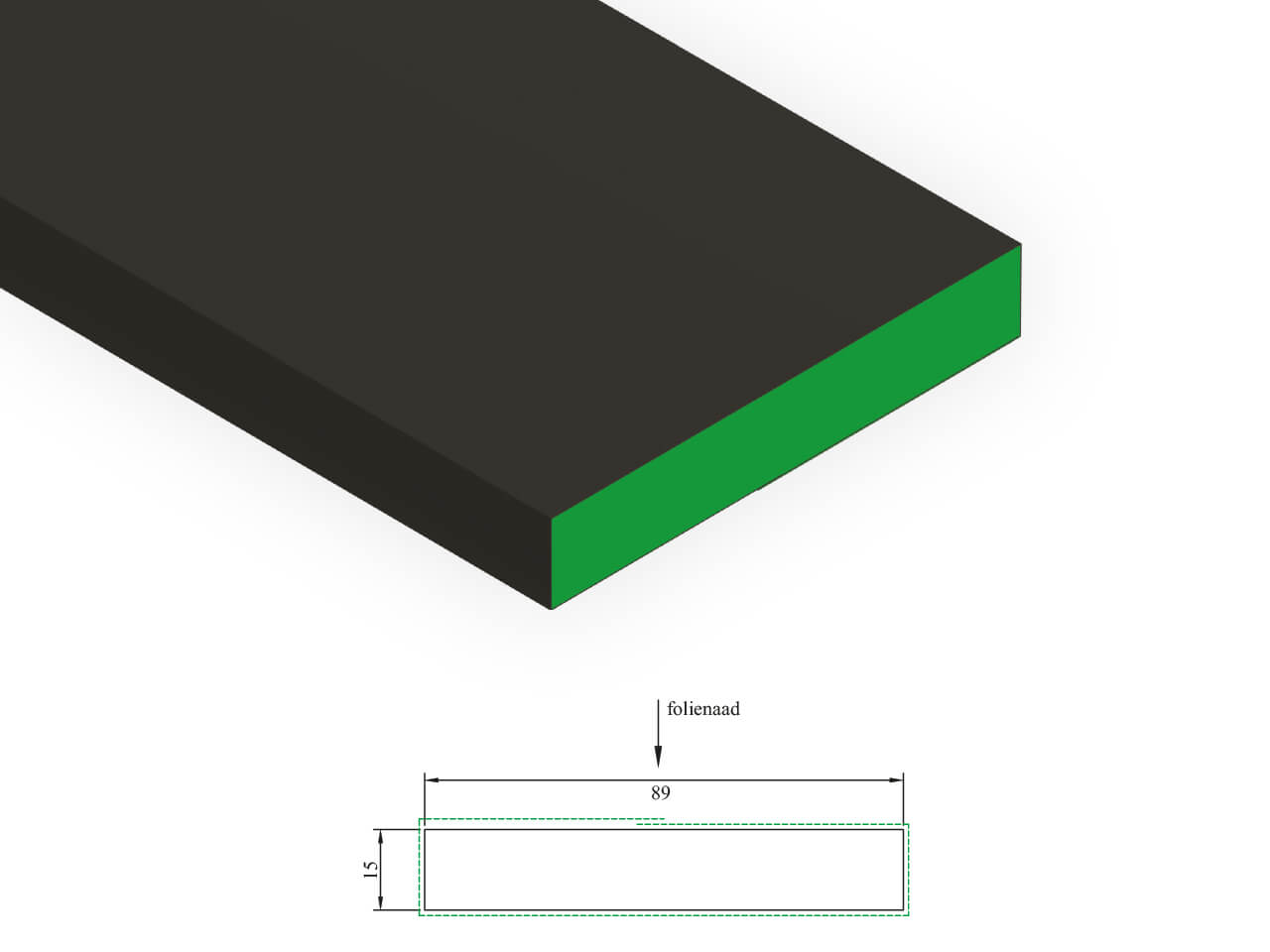 STEL 800 Packing strip 15 x 89 mm STEL 800 Packing strip 15 x 89 mm