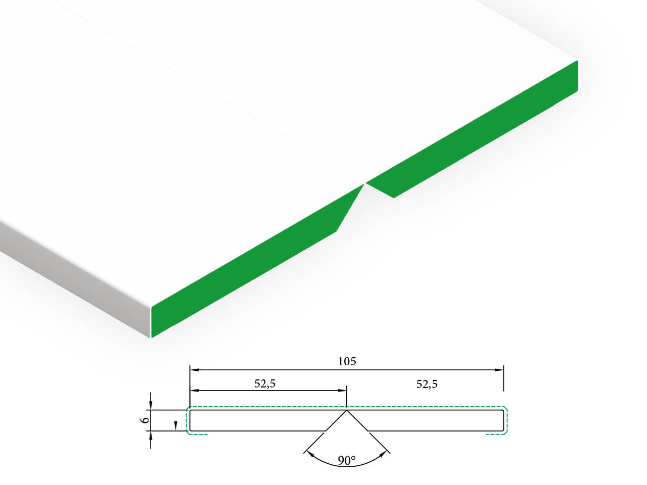 EXT 902 Notched angle 6 x 52,5 x 52,5 mm EXT 902 Notched angle 6 x 52,5 x 52,5 mm