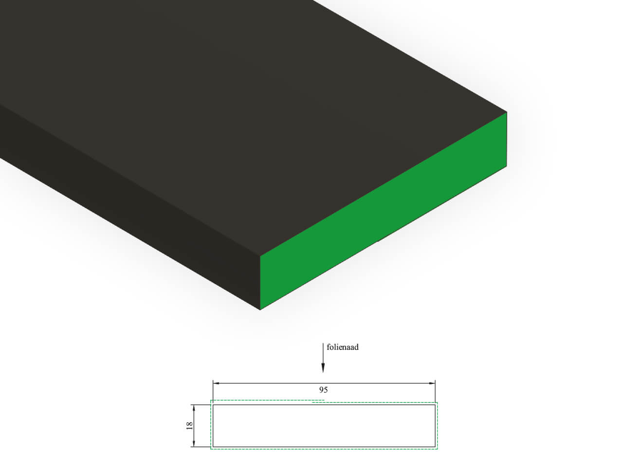 STEL 806 Packing strip 18 x 95 mm STEL 806 Packing strip 18 x 95 mm