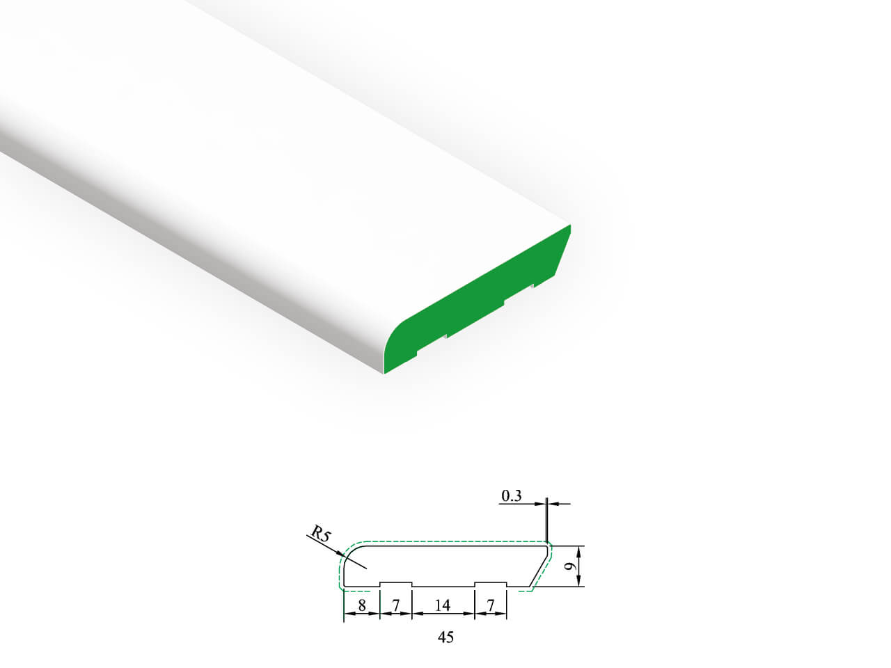 PL 705 Skirting Boards 9 x 45 mm PL 705 Skirting Boards 9 x 45 mm