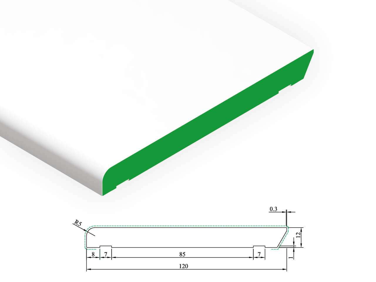 PL 709 Skirting Boards 12 x 120 mm PL 709 Skirting Boards 12 x 120 mm